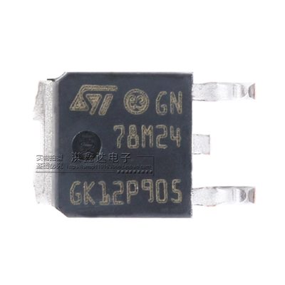 原装正品 L78M24CDT TO-252-2 0.5A三端正极调节器 线性稳压芯片