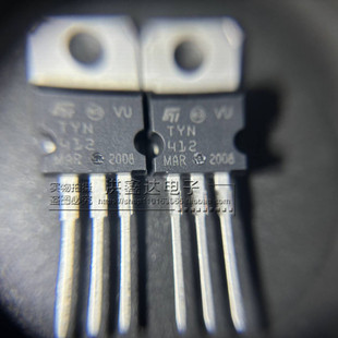 全新 TYN412RG TYN412 直插TO-220 单向可控硅 12A/400V