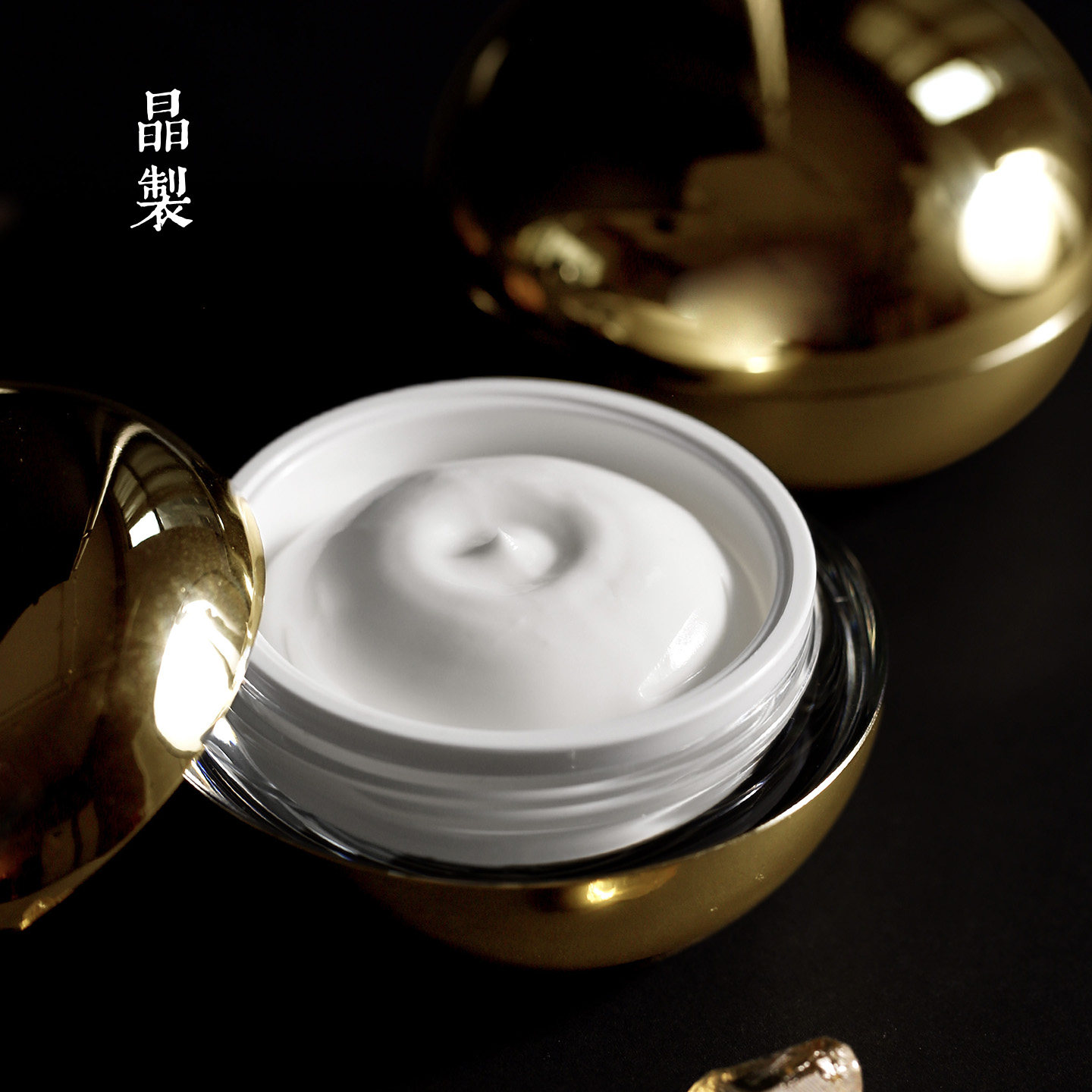 晶制限定「黑金时光」黑金龙涎香奢护精油面霜蓝宝石鱼子酱精华霜