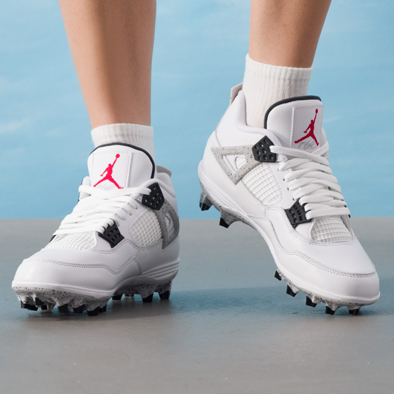Nike耐克篮球鞋男鞋2025新款JORDAN 4 RETRO TD运动鞋HQ0207-106