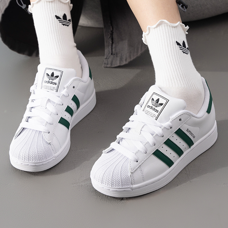 Adidas阿迪达斯三叶草贝壳头板鞋