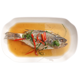 高级感陶瓷鱼盘家用2025新款蒸鱼盘大尺寸大号骨瓷菜盘深鱼盘子