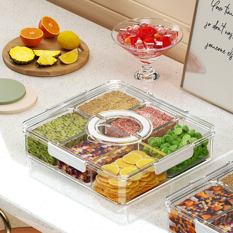 分格保鲜盒厨房香料盒冰箱