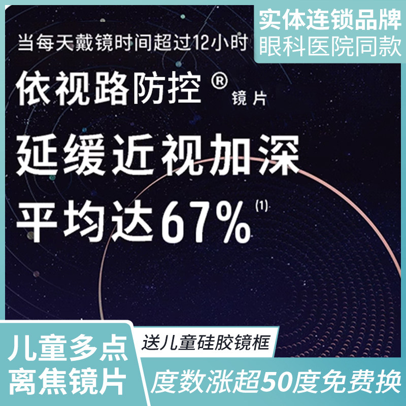 儿童近视防控多点离焦镜片图片