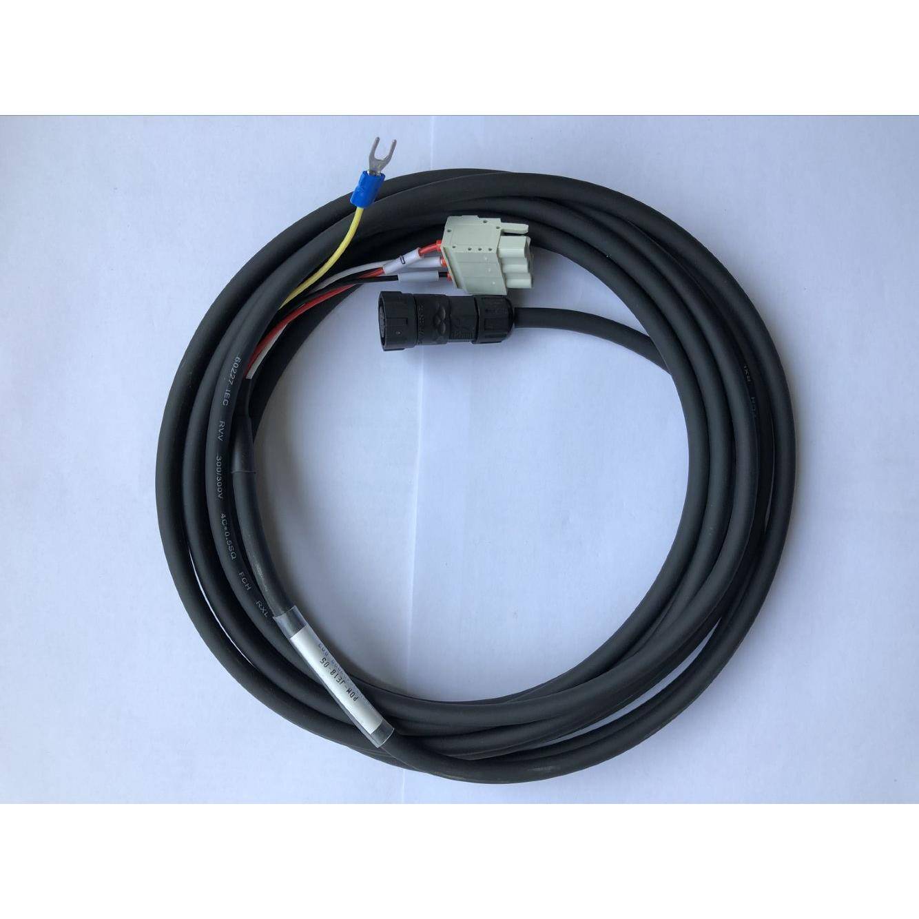 埃斯顿伺服EMJ,EMG电机线750W以下4芯电源插头线PDM-JE18-05