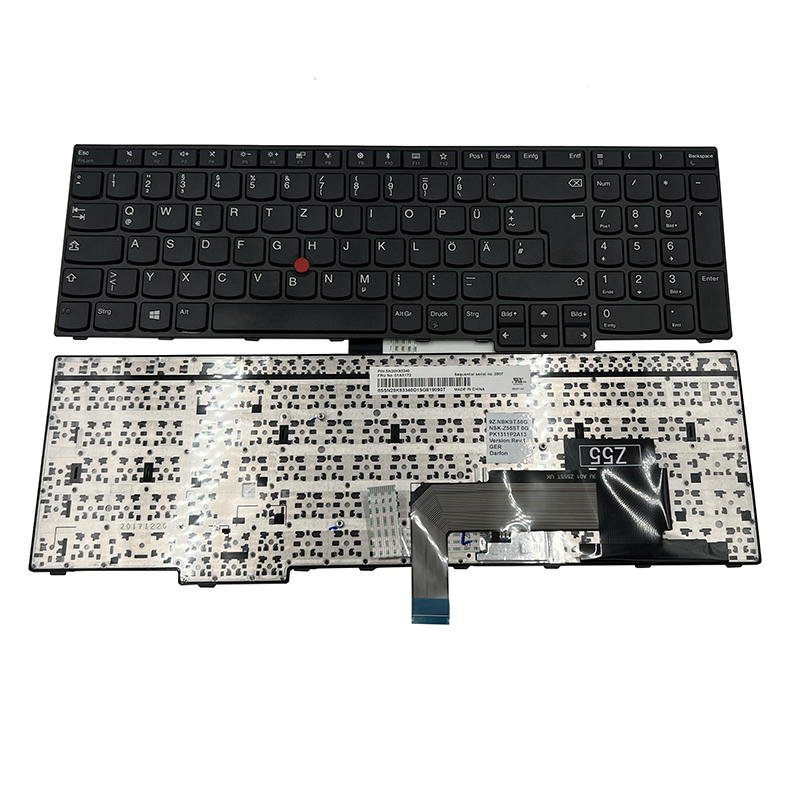 适用于联想 Thinkpad E570 E575 E570C 键盘 大回车 黑色 01AX172 3C数码配件 笔记本炫彩贴 原图主图