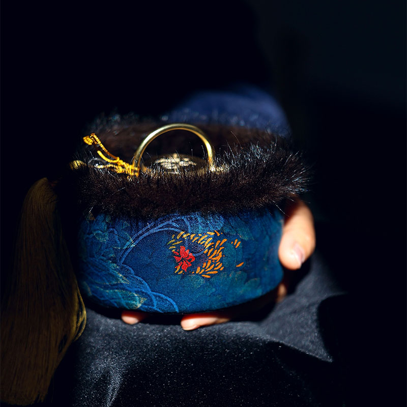 雅集香云紗湯婆子暖手