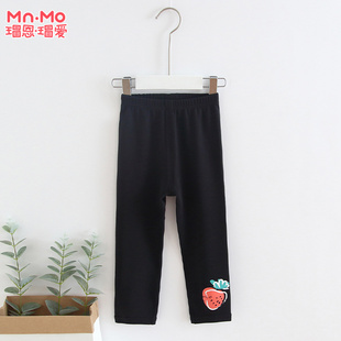 子 儿童外穿宝宝贴身长裤 瑁恩瑁爱女童打底裤 春秋女孩单层纯棉秋裤