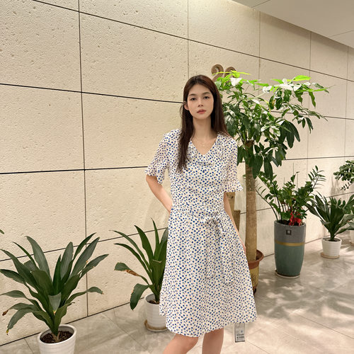 【航妈专属】姚领连衣裙854H21613