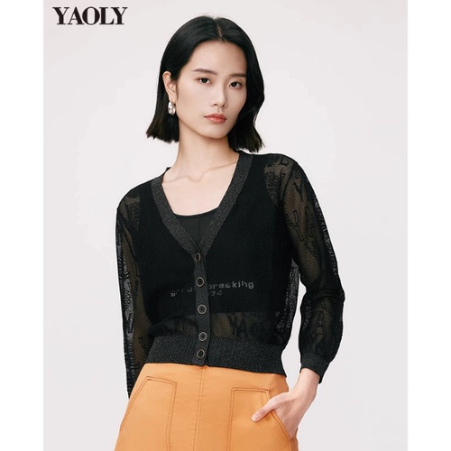 YAOLY/姚领针织yaoly薄外套