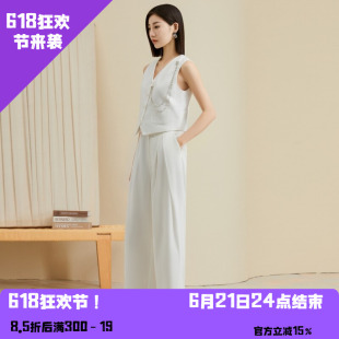 YAOLY姚领夏黑色裤子829K20832