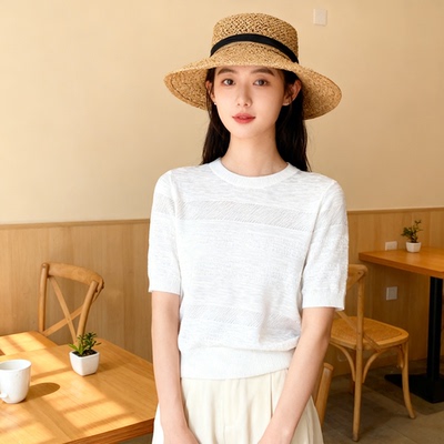 姚领YAOLY米白套头针织891M23911