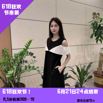 YAOLY姚领黑色连衣裙854M22241