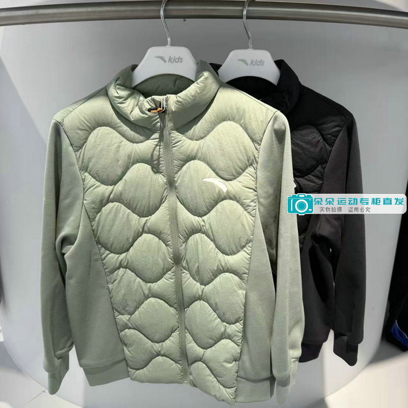 安踏儿童宽松百搭舒适轻薄羽绒服