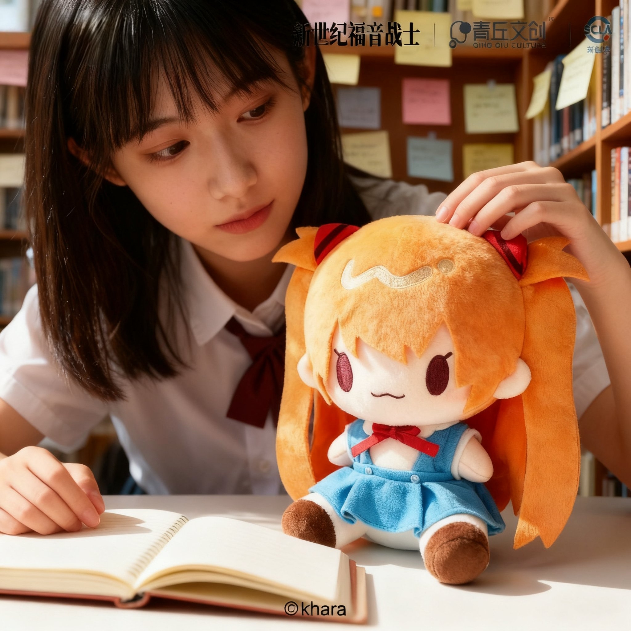 青丘文创新世纪福音战士绫波丽零明日香EVA正版玩偶公仔生日礼物