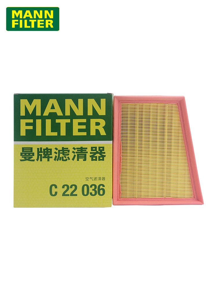 曼牌空气滤芯格清器C22036适配雪佛兰创界RS 别克昂科拉GX 1.3T