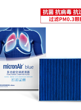 科德宝蓝肺适配极氪001/极氪001 FR/极氪009空调滤芯格清器BL268