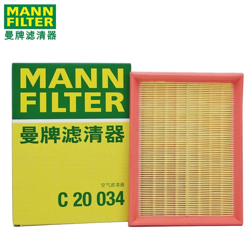 曼牌空气滤芯C20034科沃兹2代1.3