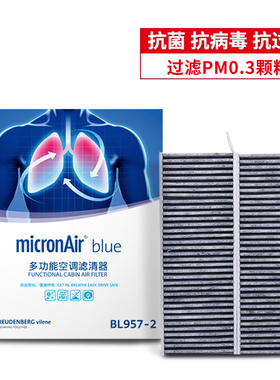 科德宝适配标致308、4008、508 东风汽车 雪铁龙 空调滤芯BL957-2