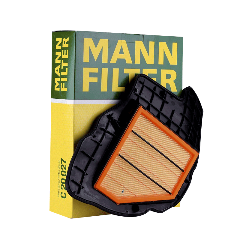 曼牌空气滤芯滤清器C20027适配宝马N63 B44A引擎 左侧进气格空滤