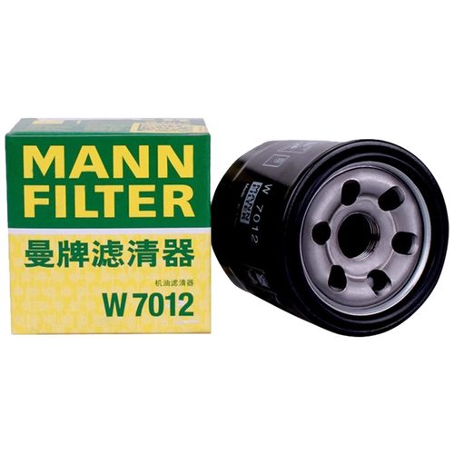曼牌机油滤芯W7012适配科鲁兹新凯越英朗赛欧3科沃兹科鲁泽W7151