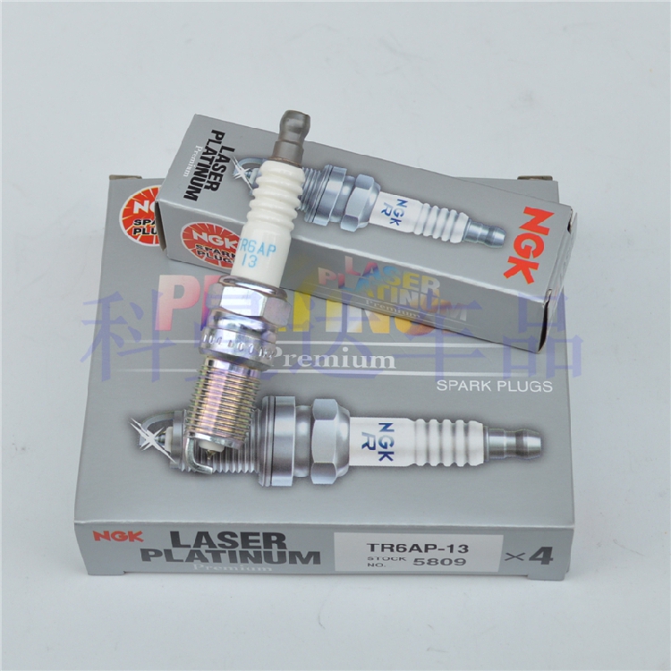 NGK火花塞铂金TR6AP-13 5809适用老福克斯1.8 2.0蒙迪欧沃尔沃S40