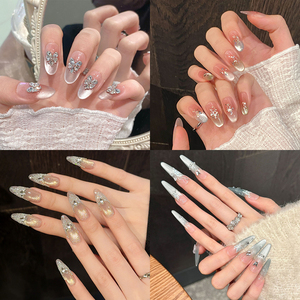 纯手工穿戴甲高级感显白指甲贴片
