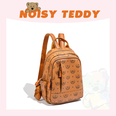 NOISYTEDDY复古印花大容量双肩