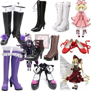 蔷薇少女cos鞋真红水银灯苍星石雏莓雪华绮晶蔷薇水晶翠星石COS鞋