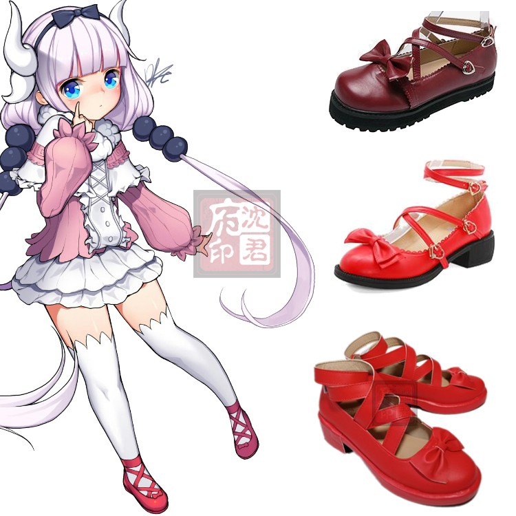 小女仆萝莉龙娘康娜卡姆cos鞋