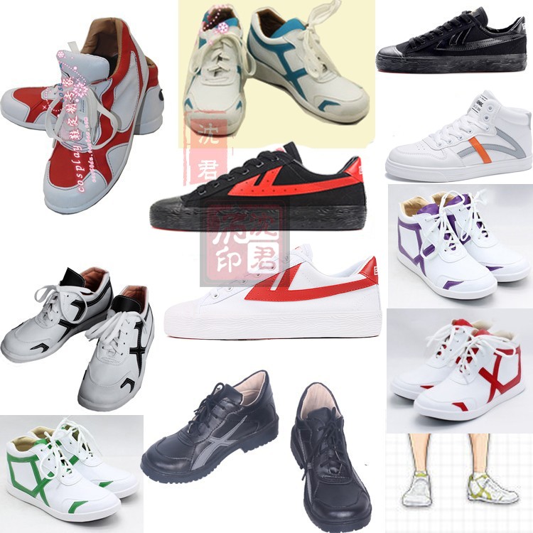 排球少年-灰羽列夫cos鞋定制  影山飞雄 及川彻 全员cosplay鞋子