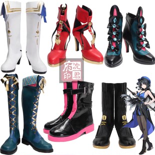 鸣潮 布兰特cos鞋子菲比/芙洛洛/柯莱塔/桃祈天工事务长cosplay鞋