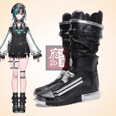 hololive虚拟主播cos轮堂千速cosplay鞋漫展表演鞋子大码定做