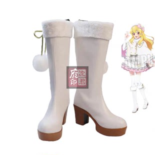 偶像活动十周年 10th STORY 冬日斗篷冬装 星宫莓cosplay鞋