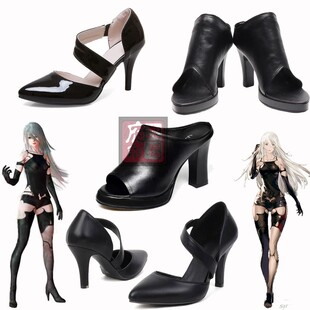 Tsuki NieR Automata尼尔 尼尔机械纪元 A2 cos鞋定制cosplay鞋子