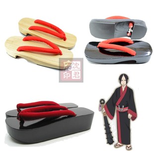 鬼灯的冷彻 鬼灯COS鞋 木花咲耶姫/木灵COSPLAY鞋来图定制