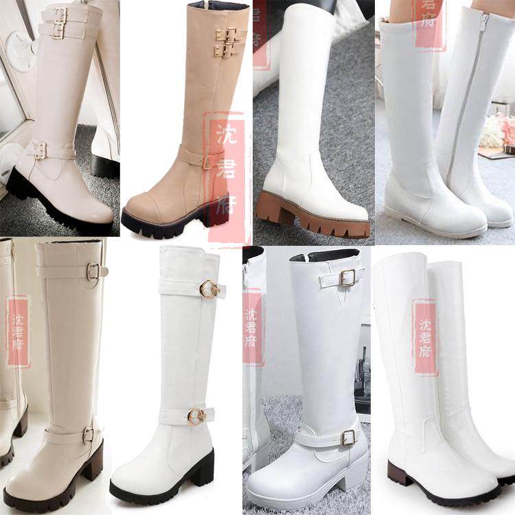 Devil Prince He Lin Revised Pakistan COSPLAY shoes Caston COS White high bootsin the Play mode/Anime/Periphery/cos/Board games ,  Cosplay Apparel/Props/Service ,  COSPLAY Fitting/Props/Doll clothes  category - from Buy2taobao.com to provide professional Taobao agent buy service