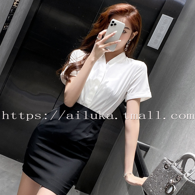 高端职业套装女夏季时尚上班韩版气质公务员面试服装工作服女洋气