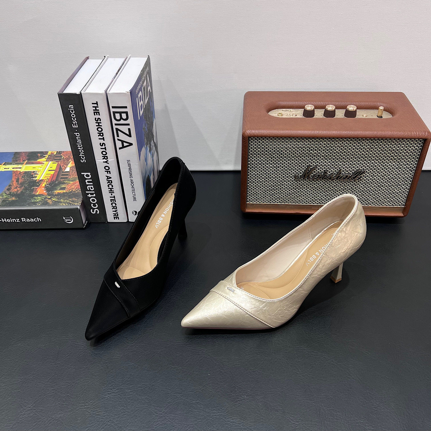 法式尖头浅口单鞋女2026春新款细跟高跟鞋气质百搭工作鞋女鞋潮鞋