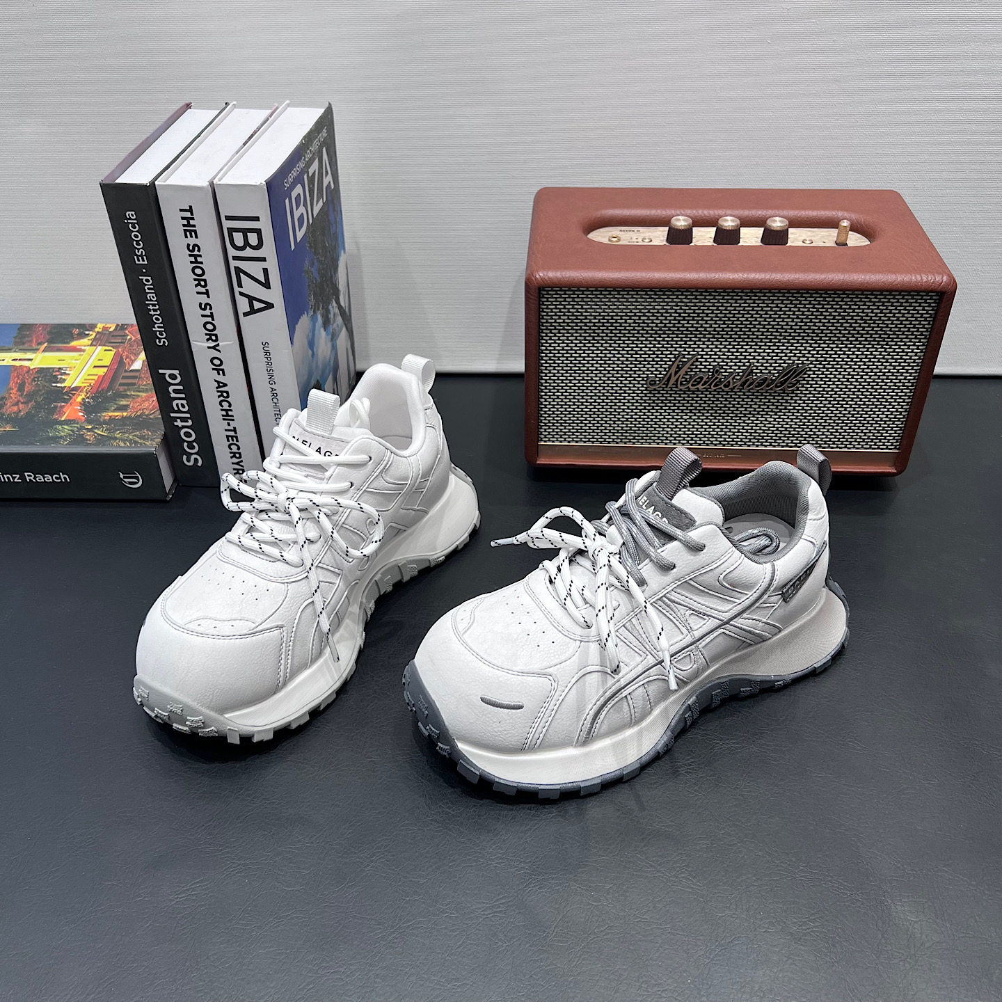 欧货厚底增高老爹鞋女2026春款爆款配阔腿裤鞋子百搭大头小白鞋潮