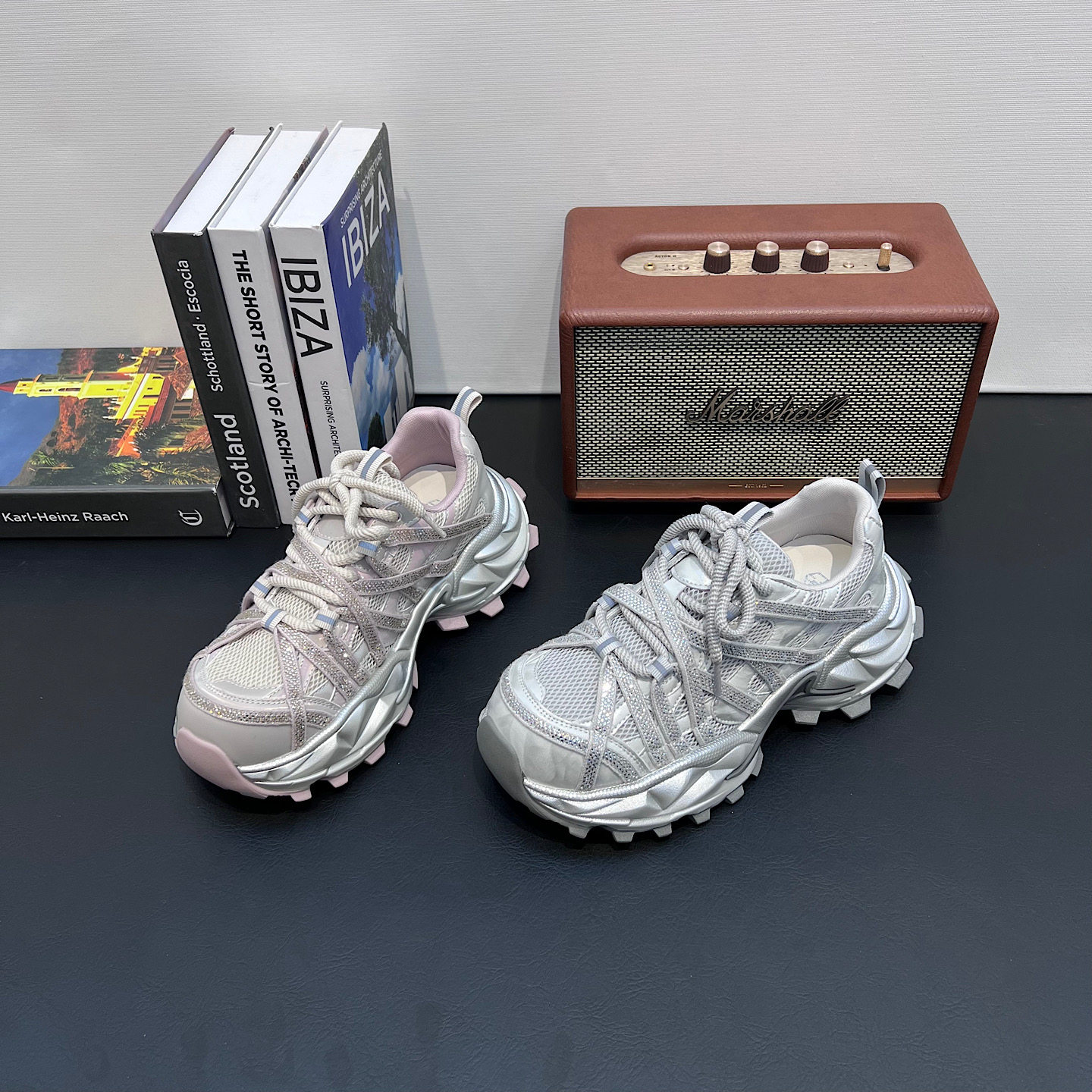 欧美风炸街款花式绑带厚底老爹鞋女2026春新款透气网面运动休闲鞋,女鞋,时尚休闲鞋,淘宝优惠券,粉丝福利购,淘宝优惠卷