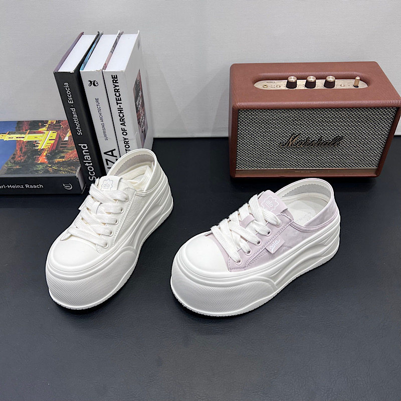 欧洲站厚底增高小白鞋女2026夏季新款百搭休闲透气运动板鞋女鞋潮