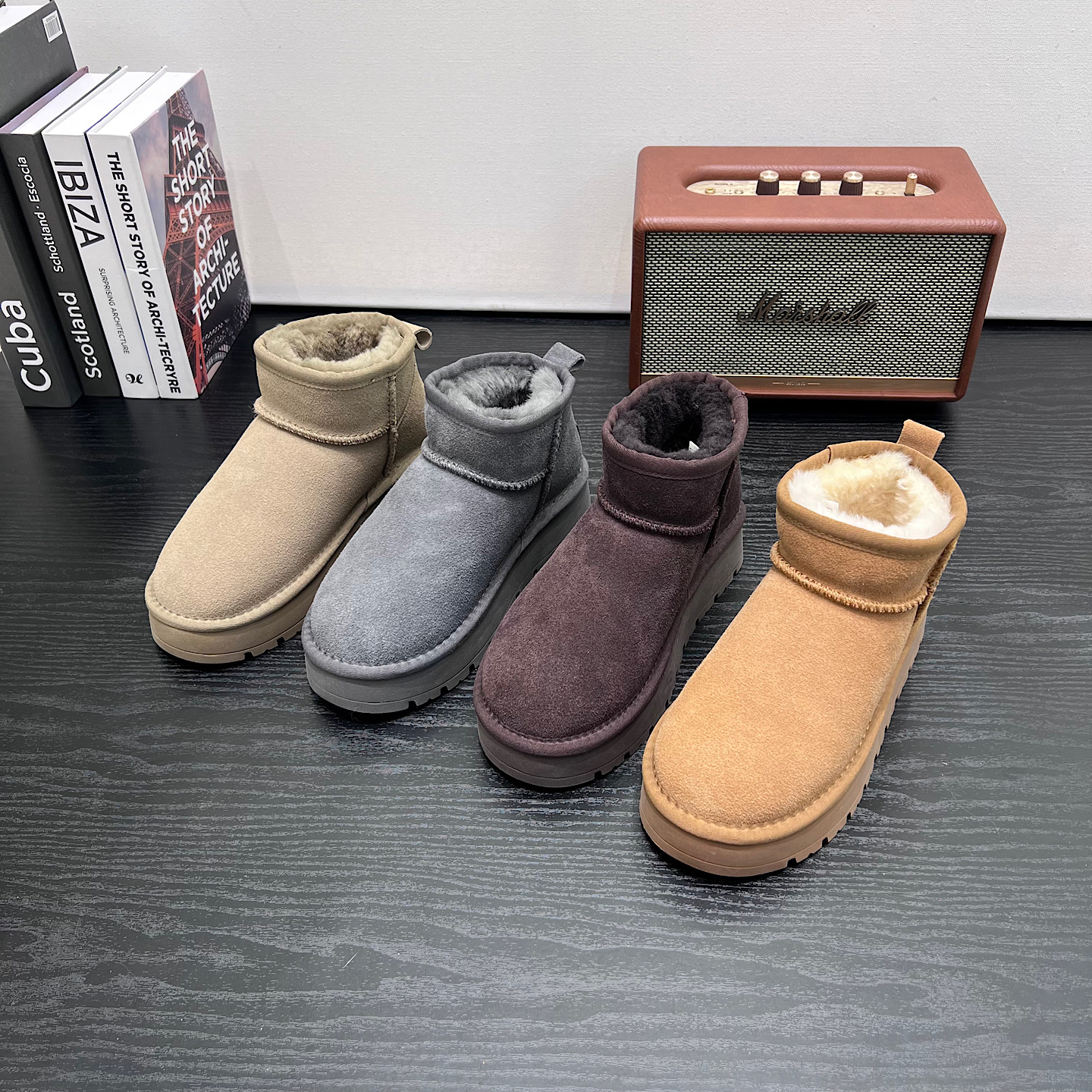 周冬雨同款马丁靴女2025冬新款加绒保暖棉鞋厚底增高防滑雪地靴潮