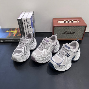 欧洲站爆款老爹鞋女鞋2026春季新款百搭小个子增高休闲运动鞋潮鞋