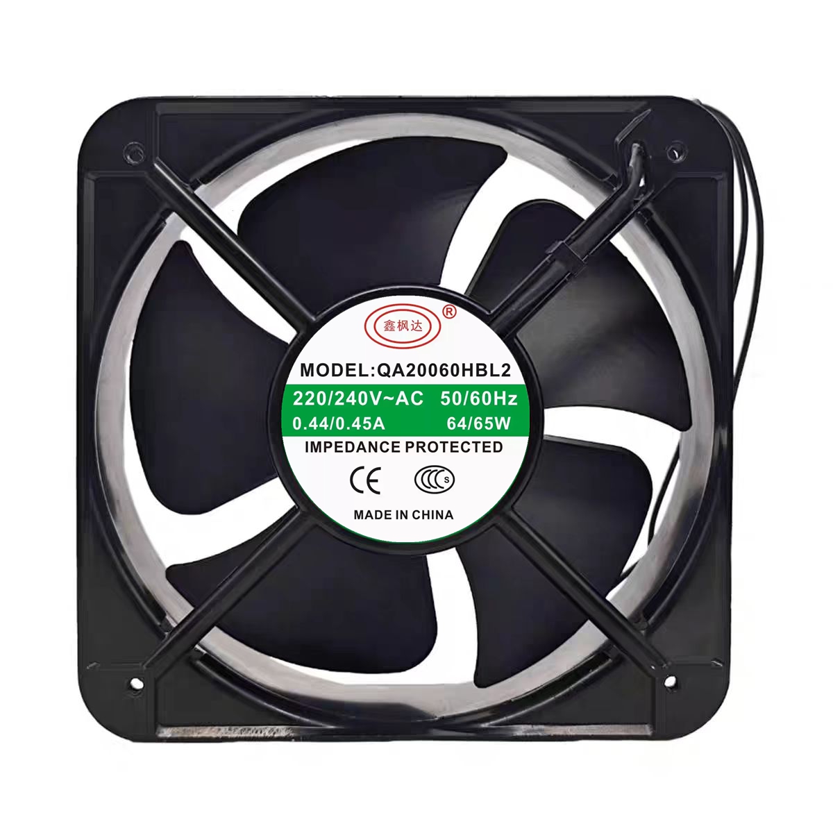 鑫枫达QA20060HBL2/3 220/380V 0.45A 20CM 20060 轴流散热风扇
