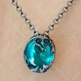 崩坏星穹铁道项链周边砂金基石吊坠六芒星天然东陵砂金石cos饰品