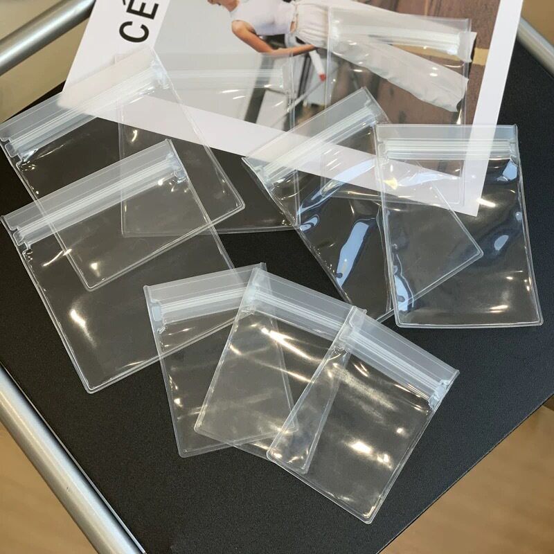 EVA透明密封袋玉石首饰品防氧化防水自封袋厚手串耳饰收纳包装袋