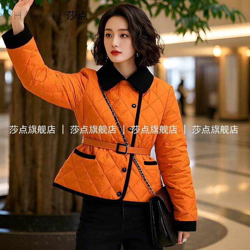 时尚新短款轻薄棉服外套棉袄莎点