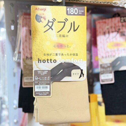 厚木发热丝袜日本秋冬保暖连裤袜