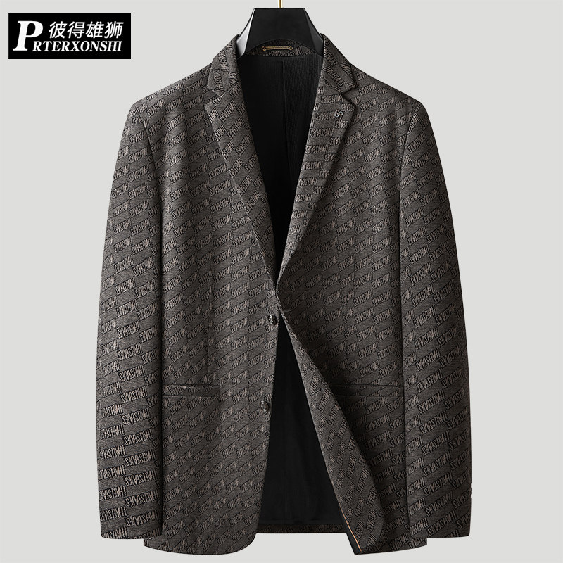 日常春秋季休闲宽松西服